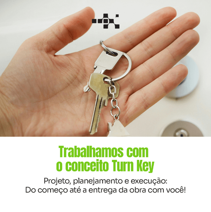 Turn key na engenharia civil refere-se a um tipo de contrato onde a empresa contratada é responsável por todas as etapas do projeto, desde o planejamento até a entrega final